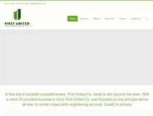 Tablet Screenshot of firstunitedco.com
